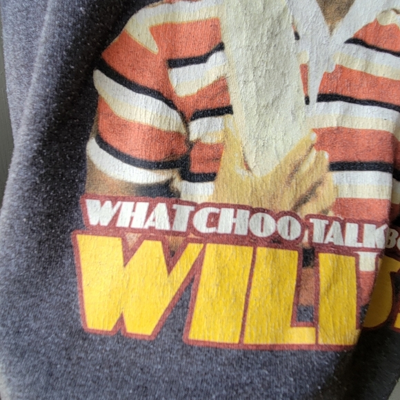 Diff’rent Strokes Graphic Shirt Medium Dark Grey Arnold Jackson Short Sleeve - Picture 8 of 11